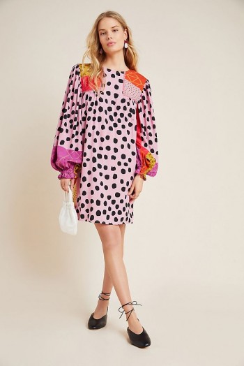 Bl-nk Miranda Tunic Dress Pink Combo / multi prints