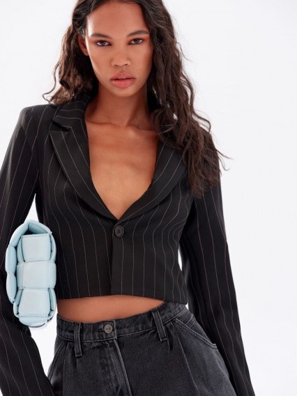 REFORMATION Bateman Blazer in Murray – stylish cropped jacket - flipped
