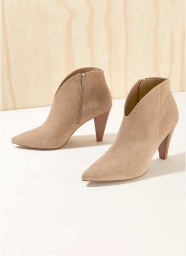 MINT VELVET Finny Sand Suede Ankle Boots