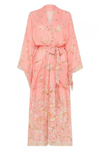 SPELL and the GYPSY COLLECTIVE HENDRIX ROBE in Dusty Pink