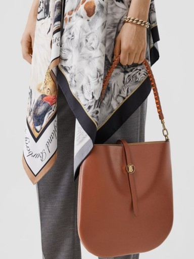 Burberry Leather Anne Bag in Tan | brown designer handbags