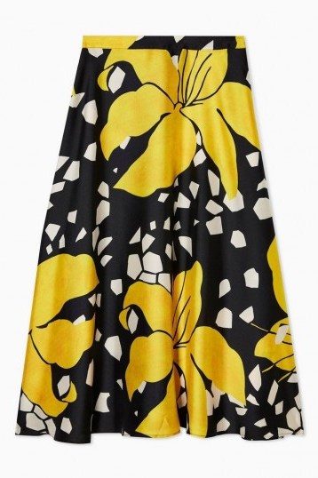 Topshop Boutique Lily Print Skirt | large floral prints - flipped