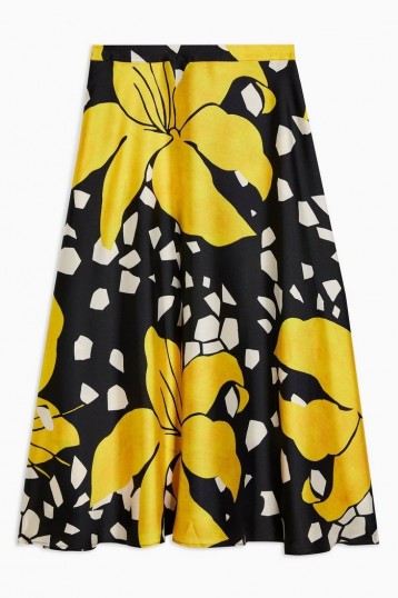 Topshop Boutique Lily Print Skirt | large floral prints