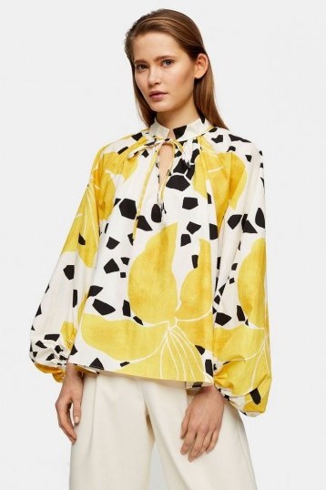 Topshop Boutique Lily Print Smock Top | vintage style prints - flipped