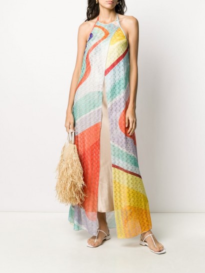 MISSONI MARE colour block lightweight dress ~ vibrant-print dresses