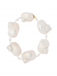 PRADA oversized shell choker / ocean inspired necklaces / shells