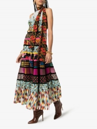 Rixo Cassie Patchwork Floral Dress / multi print dresses