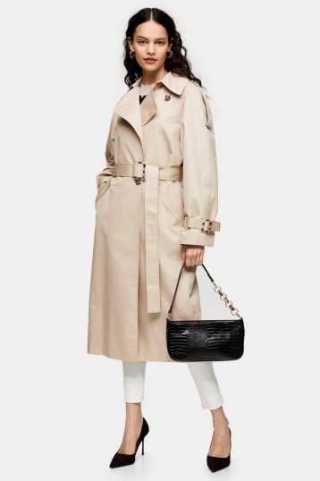 Topshop Stone Editor Trench