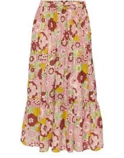 DODO BAR OR Marina skirt in flower 3 pink - flipped
