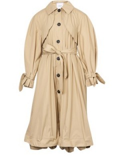 PATOU Puff Sleeved Trench