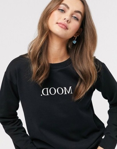 ASOS DESIGN sweatshirt with mood print - flipped