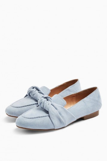 Topshop AYLA Blue Knot Loafers