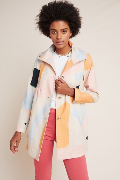Anthropologie x Moglea Trench Coat | multicoloured coats