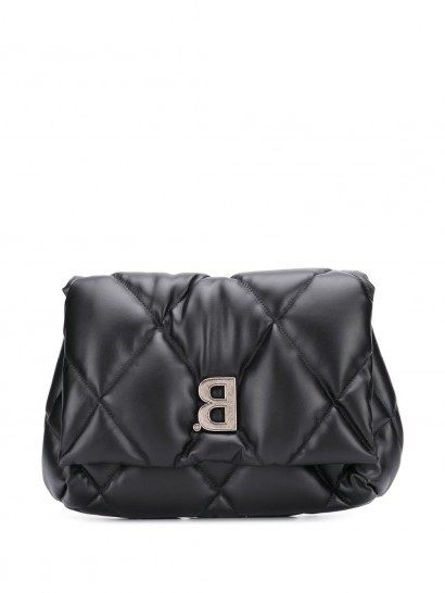 BALENCIAGA Touch Puffy clutch bag / quilted bags - flipped