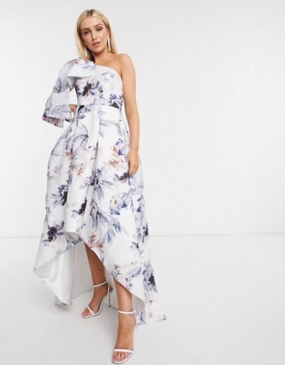 One shoulder dress – floral dresses
