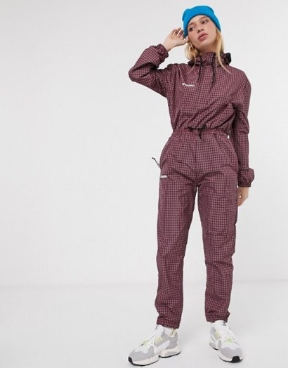 Carhartt WIP check co-ord in Red / sporty fashion sets - flipped