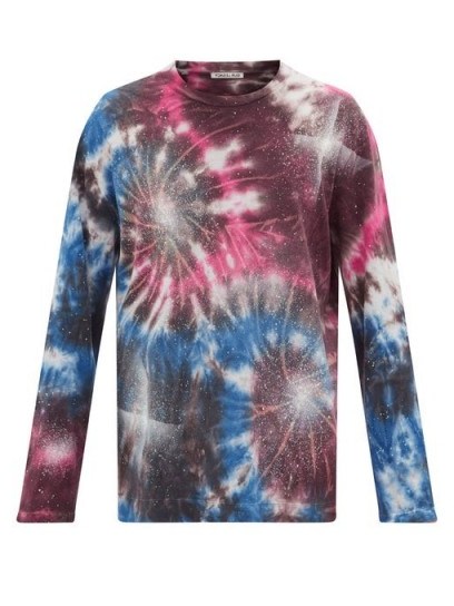 OUR LEGACY Firework-print cotton T-shirt - flipped
