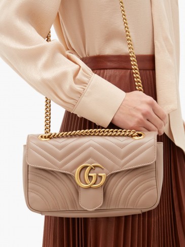 GUCCI GG Marmont small quilted-leather shoulder bag – matches fashion