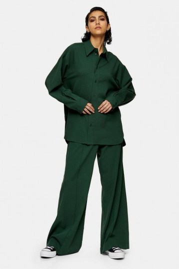 Green Joggers By Topshop Boutique - flipped