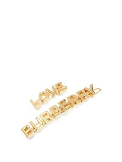 BURBERRY Love Burberry hair clips