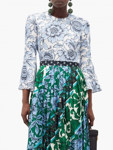 ERDEM Mattias Modotti Wallpaper-print linen blouse – matches fashion