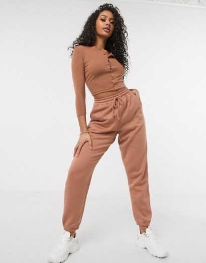 Missguided co-ord in tan – asos - flipped
