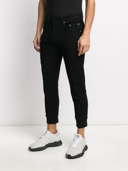NEIL BARRETT cuffed skinny jeans / men’s casual clothing - flipped
