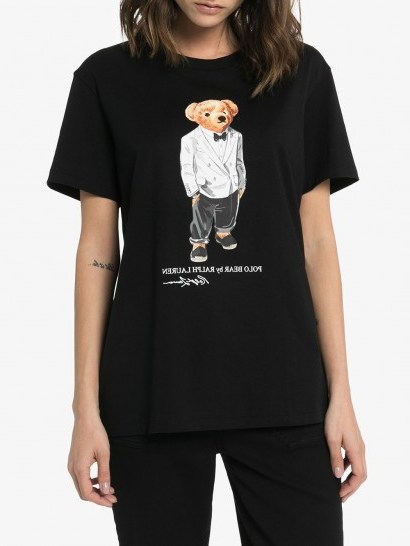 POLO RALPH LAUREN Tux Polo Bear print T-shirt - flipped