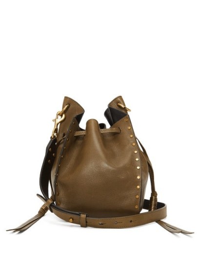 ISABEL MARANT Radja studded leather cross-body bag