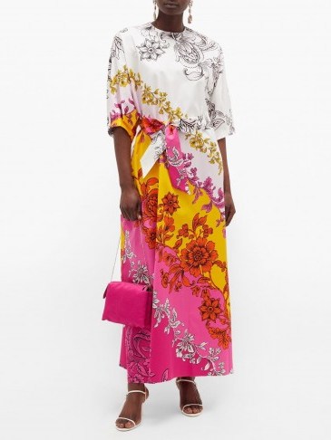 ERDEM Rivera Modotti Wallpaper-print cotton-sateen dress – matches fashion - flipped