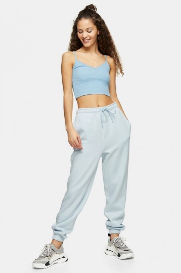 90s Oversized Blue Joggers | casual sports pants