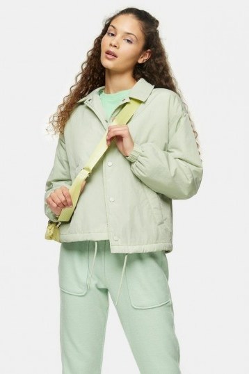 Topshop Sage Quilted Shell Jacket - flipped