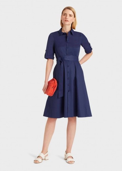 HOBBS TYRA DRESS FRENCH BLUE / classic fit and flare