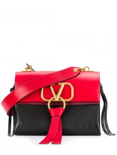 VALENTINO Valentino Garavani VRING shoulder bag / colourblock handbags - flipped