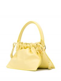 YUZEFI mini Bom tote bag in lemon-yellow leather ~ small handbags