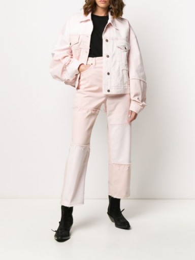 ACNE STUDIOS Recrafted tapered jeans in pink