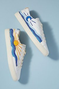 Soludos Sunrise Sunset Trainers | embroidered sneakers