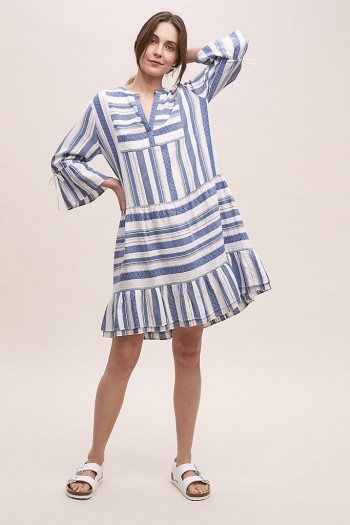 Moliin Thali Striped Dress Blue