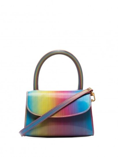 BY FAR rainbow mini bag | small top handle bags - flipped