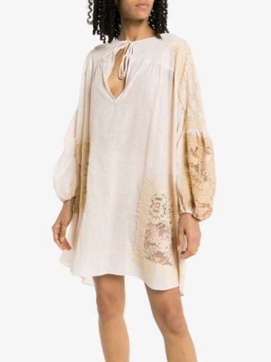 BY WALID Abigail 19th century smock tunic ~ feminine summer wear - flipped