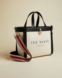 TED BAKER JUNIPAR Canvas small tote