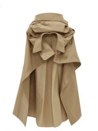 JUNYA WATANABE Deconstructed cotton-blend gabardine skirt