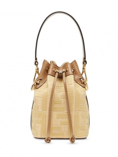FENDI mini Mon Tresor bucket bag ~ small luxe bags - flipped