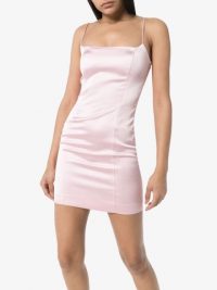 GAUGE81 Medellin mini dress | light pink spaghetti strap dresses