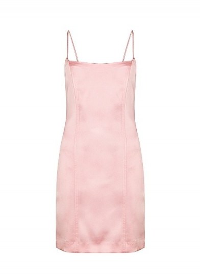 GAUGE81 Medellin pink satin mini dress ~ cami slip dresses - flipped