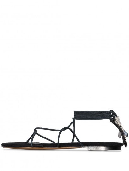 ISABEL MARANT Jindia strappy sandals ~ summer flats - flipped