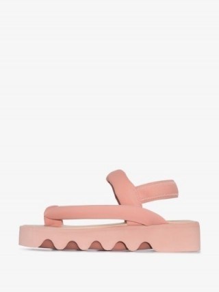 Issey Miyake Pink Bounce Sandals - flipped