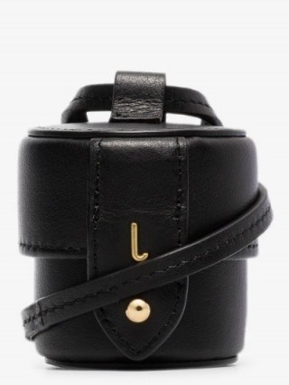 Jacquemus Black Le Micro Black-Leather Vanity Bag - flipped