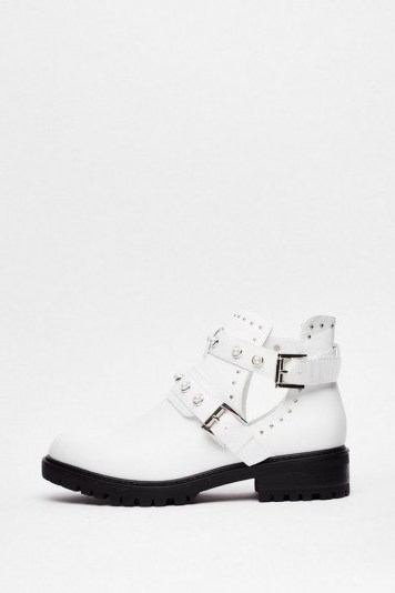 NASTY GAL Let Me Treasure You Pearl Ankle Boots - flipped