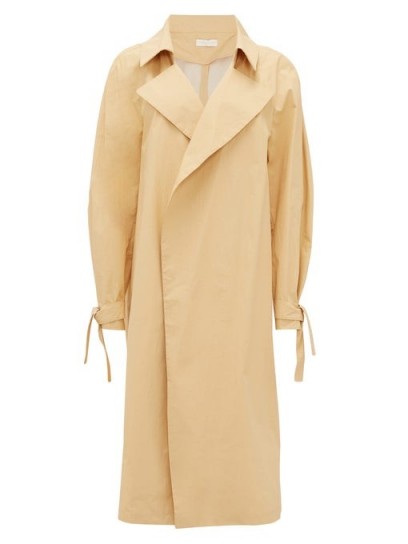CARL KAPP Montagne cotton trench coat ~ cuff tie coats